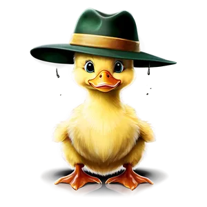 Duckling With Hat PNG Lbo
