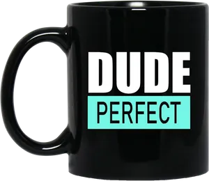 Dude Perfect Branded Mug PNG image
