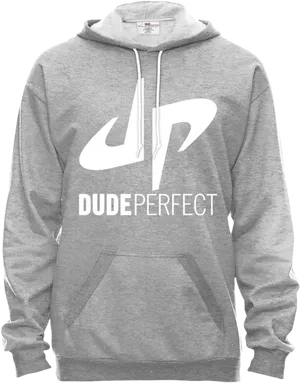 Dude Perfect Grey Hoodie PNG image