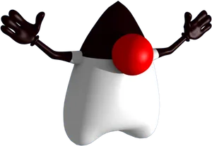Duke Java Mascot3 D Rendering PNG