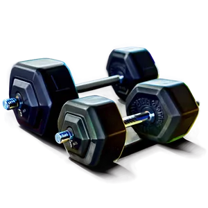 Dumbbell Set With Rack PNG 05252024 PNG