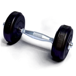 Dumbbell With Ergonomic Grip Png 05252024 PNG image