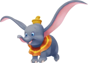 Dumbo The Flying Elephant PNG image