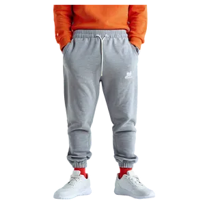 Durable Grey Sweatpants PNG 06282024