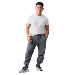 Durable Grey Sweatpants PNG Gpx