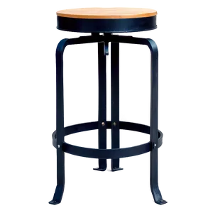 Durable Iron Barstool Png Qax32 PNG image