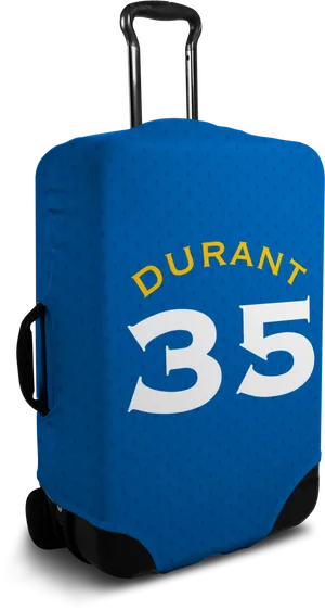 Durant35 Blue Suitcase Cover PNG
