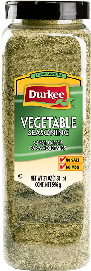 Durkee Vegetable Seasoning Bottle PNG image