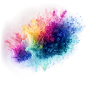 Dust Particles In Colorful Light PNG Yqx