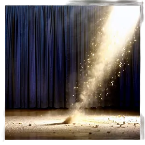 Dust Particles In Spotlight On Stage PNG 06122024