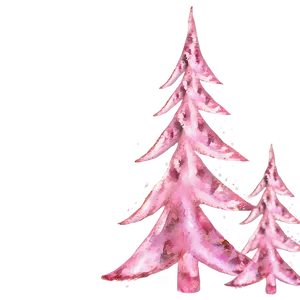 Dusty Pink Christmas Tree Png Fdp10 PNG image