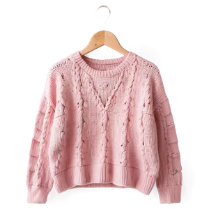 Dusty Pink Sweater PNG 06292024
