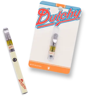 Dutchy Vape Penand Cartridge Packaging PNG image