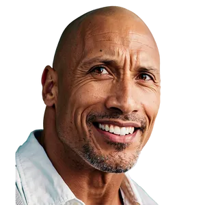 Dwayne "the Rock" Johnson Smirk PNG 5