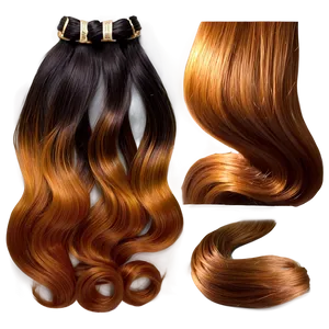Dyed Hair Bundles PNG 22