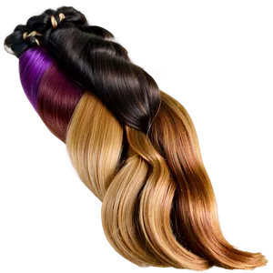 Dyed Hair Bundles PNG 6