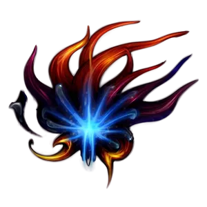 Dynamic Blue Flames PNG 06122024