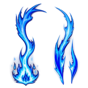 Dynamic Blue Flames Png Eoo33 PNG image