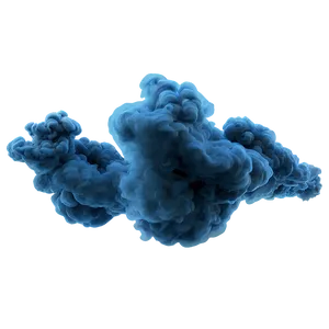 Dynamic Blue Smoke PNG Npa