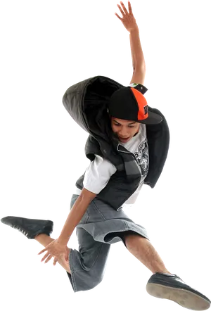 Dynamic Breakdancerin Action.png PNG image