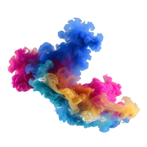 Dynamic Colorful Smoke PNG 18 PNG