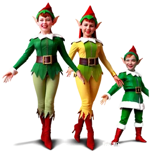 Dynamic Elf Body Pose PNG 65 PNG