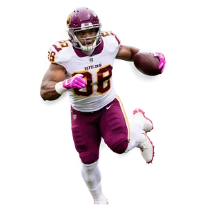 Dynamic Football Player Action Pose