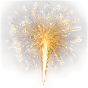 Dynamic Gold Fireworks PNG Sel PNG