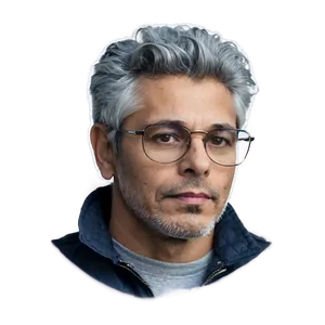 Dynamic Grey Hair PNG 27