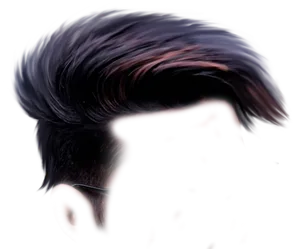 Dynamic_ Hair_ Movement_in_ Darkness PNG image