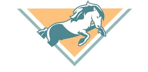 Dynamic Horse Logo Design PNG