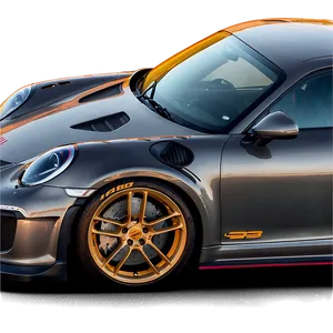 Dynamic Porsche 911 Gt3 Rs Profile Png 3 PNG image