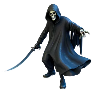Dynamic Pose Grim Reaper Png Asw PNG image