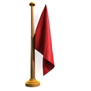 Dynamic Red Flag Render PNG Yvh37 PNG
