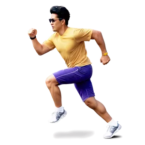 Dynamic Running Man Action PNG Kdu PNG