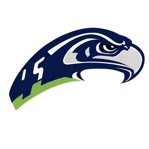 Dynamic Seahawks Logo Illustration PNG 05242024