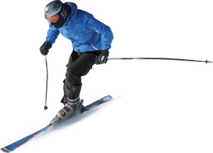 Dynamic Skier Action Shot.png PNG image