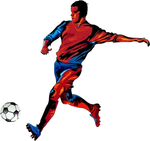 Dynamic Soccer Player Clipart PNG image