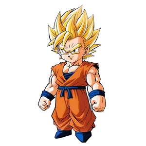 Dynamic Super Saiyan Hair Png 06122024 PNG image