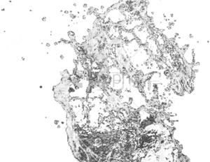 Dynamic Water Splash Texture PNG