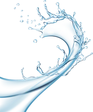 Dynamic Water Splash Wave PNG image