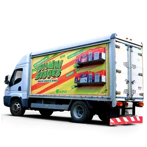 E-commerce Delivery Truck PNG Hoq PNG