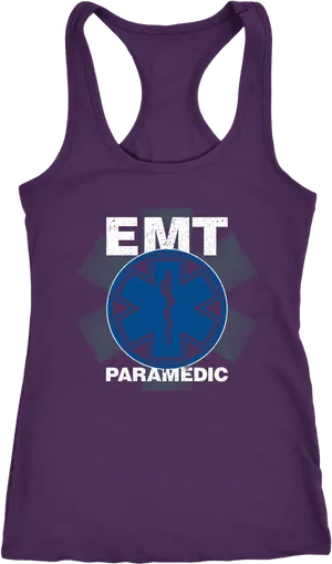 E M T Paramedic Tank Top PNG image