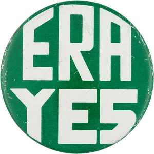 E R A Y E S Campaign Button PNG image