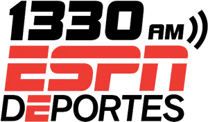 E S P N Deportes1330 A M Logo PNG image