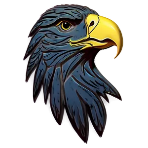 Eagle Head Carving Style PNG Kts92 PNG