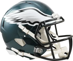 Eagles Football Helmet Side View PNG
