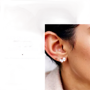 Ear Piercing Healing Process PNG Vvc