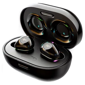 Earbuds With Charging Case Png 7 PNG image