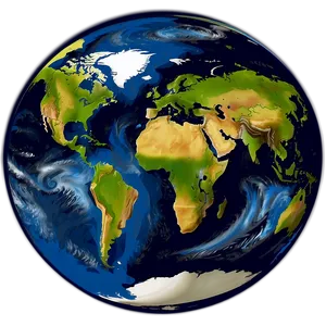 Earth At Night Cartoon Png Oyw61 PNG image